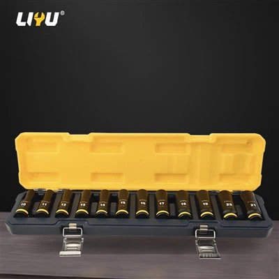 12 stykki 12,5 mm pneumatic langermasett